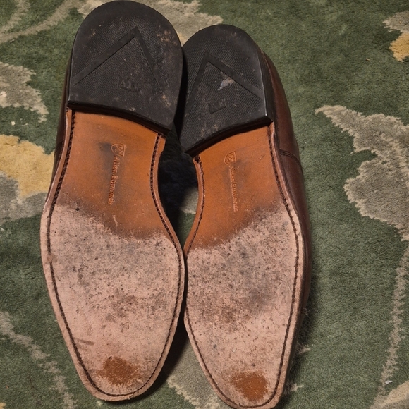 Allen Edmonds Dark Brown Leather Oxfords - Picture 6 of 8